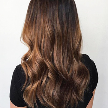 balayage hair colour